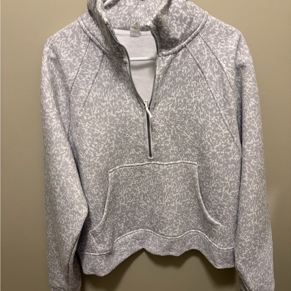 Jockey Women's Light Gray Cowl Neck Sweater